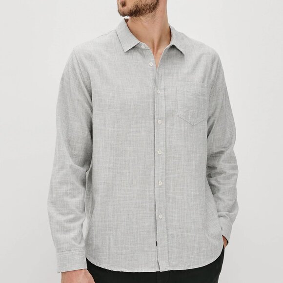 Rails Men's Wyatt shirt Platinum Etch Shirt Size XXL - Picture 1 of 15